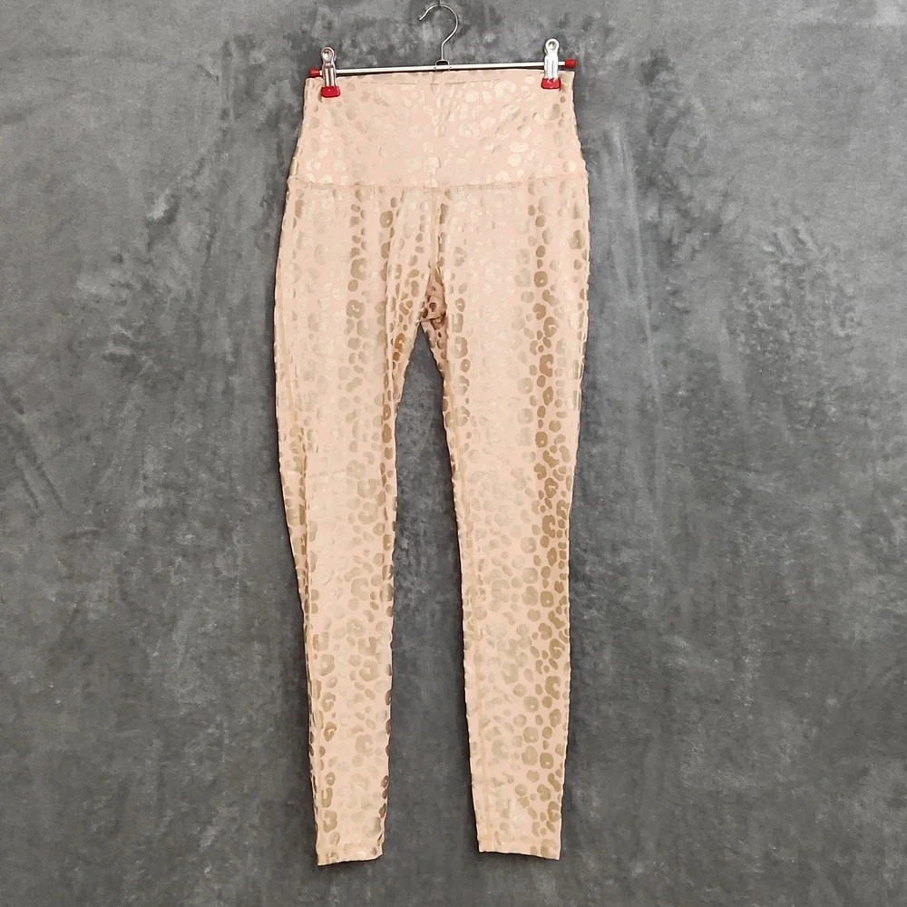 ELECTRIC YOGA Cheeta foil print size small leggings - Picture 4 of 9